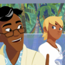 Oum le dauphin blanc dessin animé TIJI