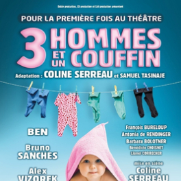 Trois hommes et un couffin théâtre FRANCE 4
