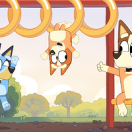 Bluey dessin animé DISNEY CHANNEL