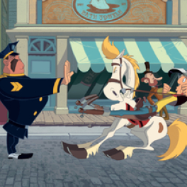 Tous à l'Ouest : une aventure de Lucky Luke film animation GULLI