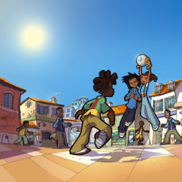 Foot 2 Rue série/feuilleton animation CANAL J