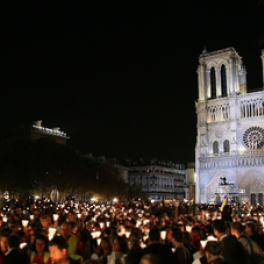 La grande veillée des jeunes avec le pape emission religieuse FRANCE 2
