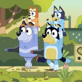 Bluey dessin animé DISNEY CHANNEL