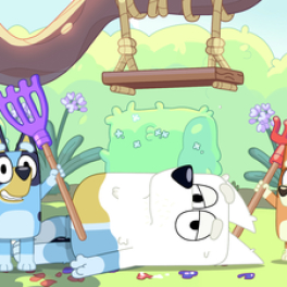Bluey dessin animé DISNEY CHANNEL